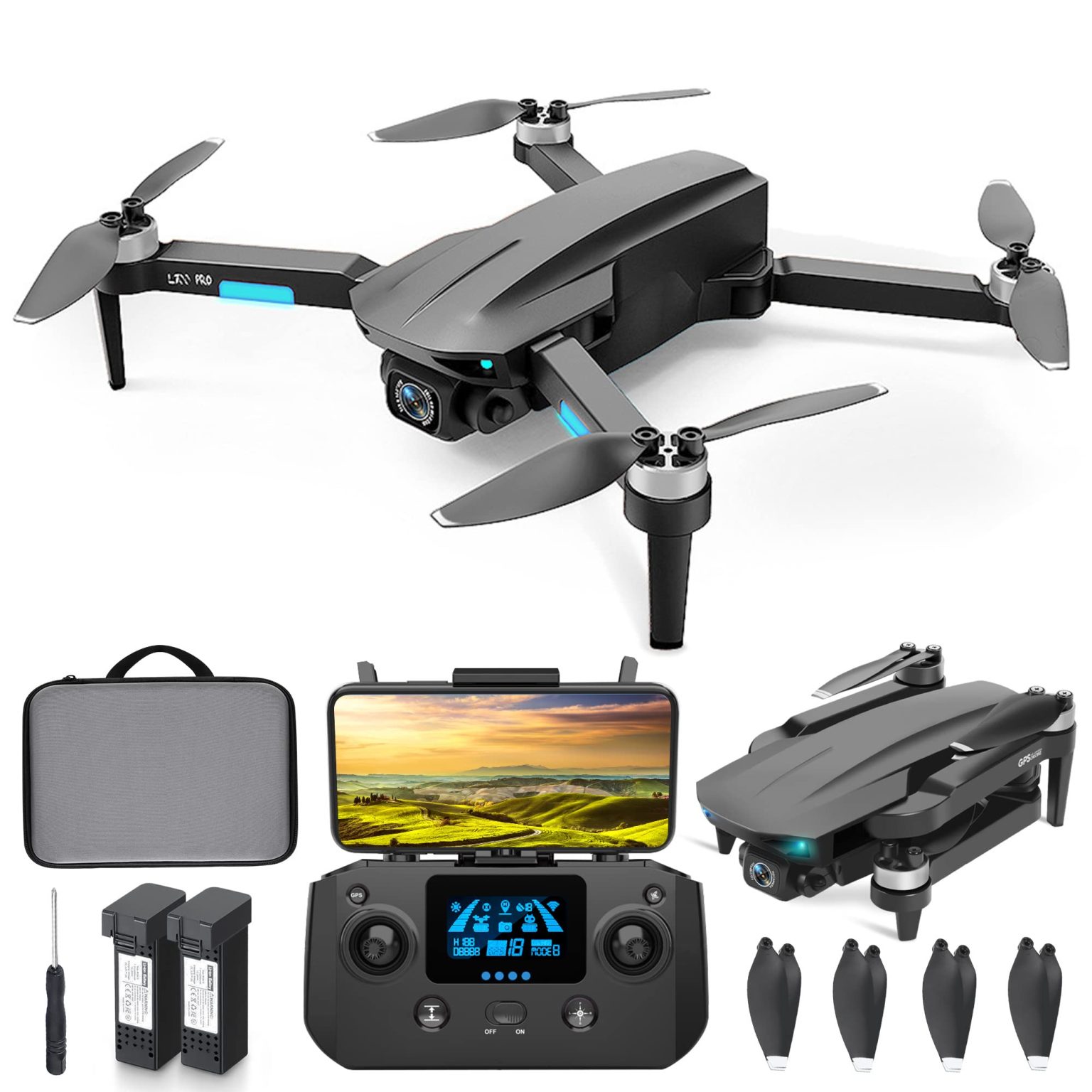 Loiley Drone with Camera for Adults Kids, 1080P HD FPV Camera Drones ...