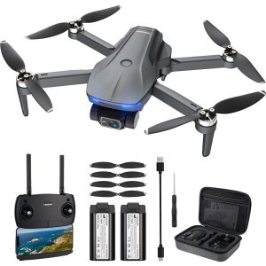 TEEROK 2-Axis Gimbal 4K UHD GPS Drone for Adults Beginner, T12S 5G FPV RC Quadcopter, Brushless Motor, 52 Mins Flight Time, Optical Flow, Follow Me, Smart Return Home