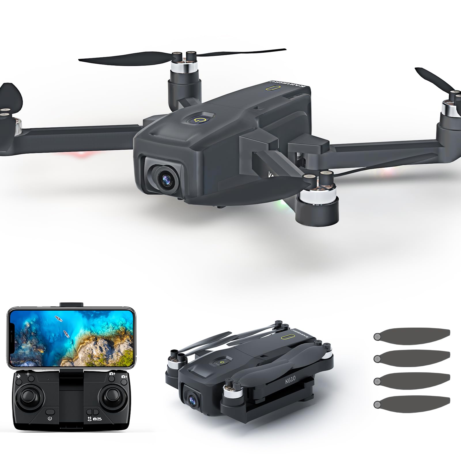GPS Drone with Camera for Adults 4K SONY IMX Camera,Brushless AIdrone with Auto Return Home,Under 250g,Drones for Adults 5GHz Wifi FPV Video drone for Beginner,RC Quadcopter with Smart APP,Follow Me
