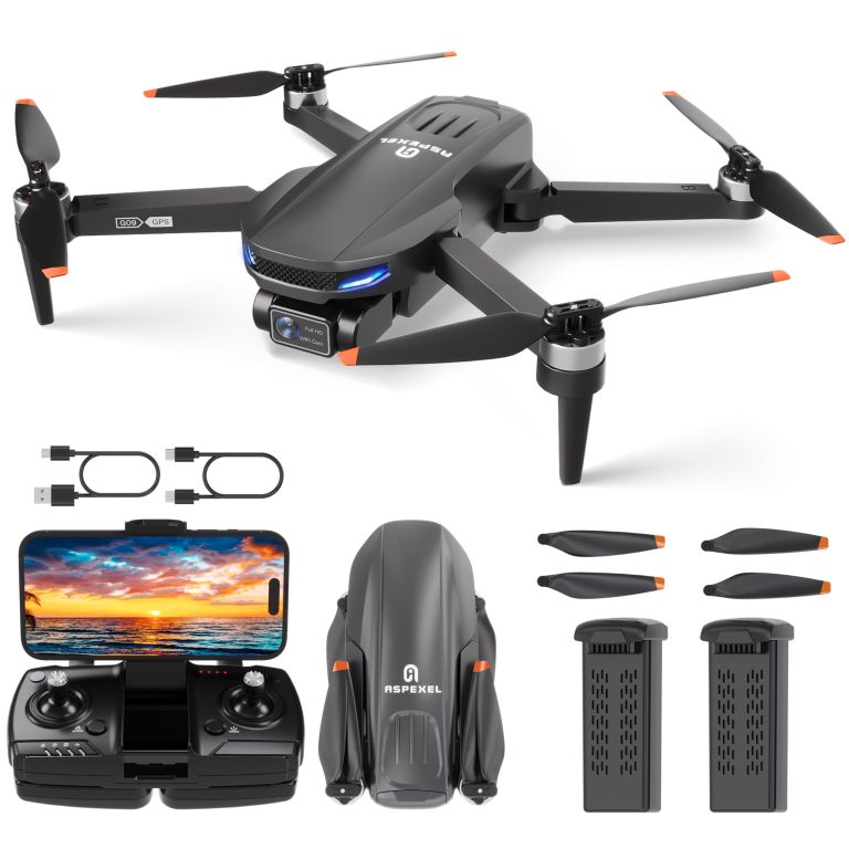 GPS Drone with Camera for Adults 4K, 249g 2 Axis Gimbal RC Video Drone for Beginner w/ 3280 Feet Control Range, Smart Return Home, Follow Me, 2 Batteries for 40 Mins Flight, Birthday Gifts for Men Him