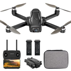 HANNVIW H330S GPS Drones with Camera for Adults 4K, Long Range 5G Video Transmission Drone, Under 249g, RC Quadcopter with Brushless Motor, Auto Return Home, Optical Flow, Gift for Beginner