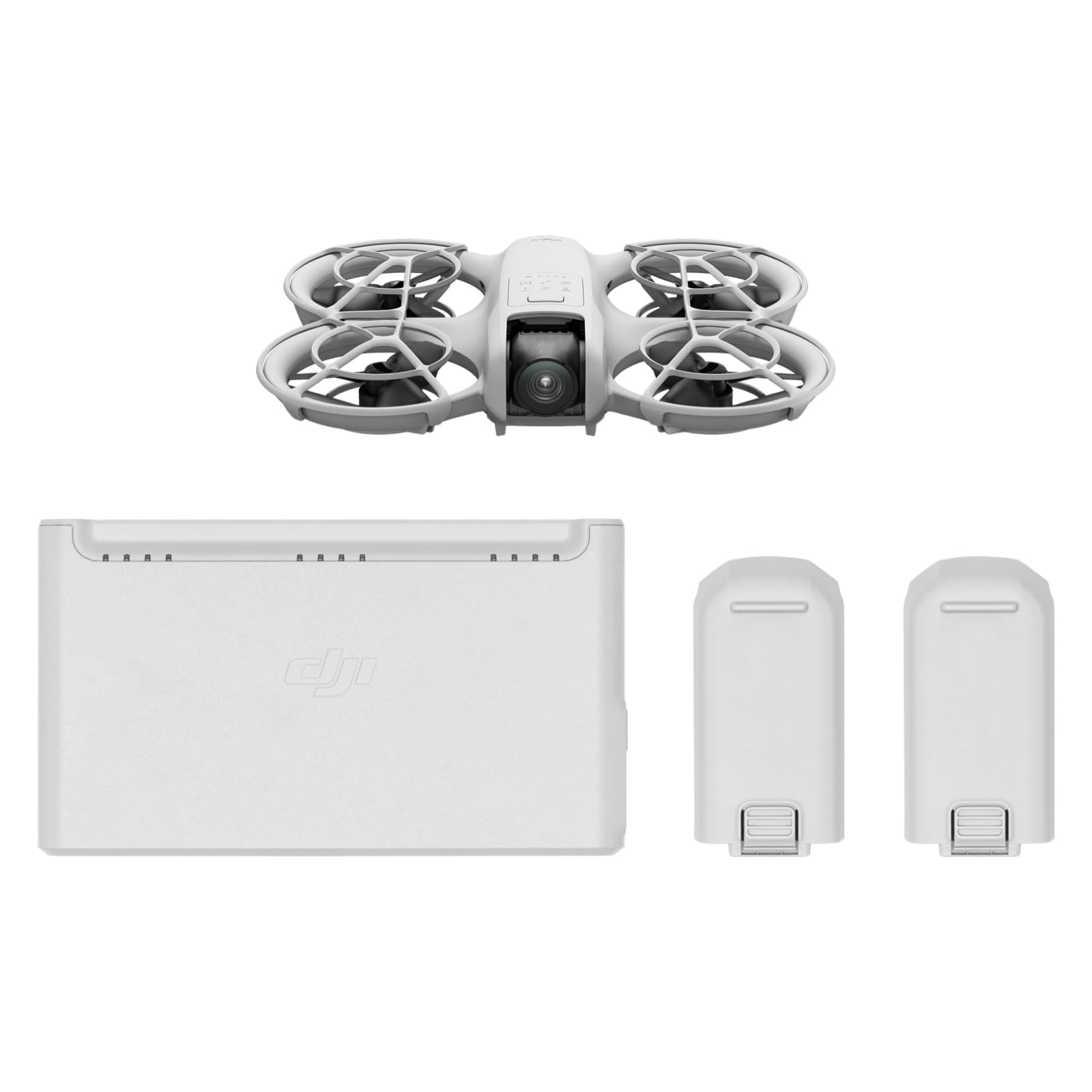 DJI Neo, Mini Drone with 4K UHD Camera for Adults, 135g Self Flying Drone that Follows You, Palm Takeoff, AI Subject Tracking, QuickShots, Stabilized Video, Built-In Propeller Guard (Controller-Free)