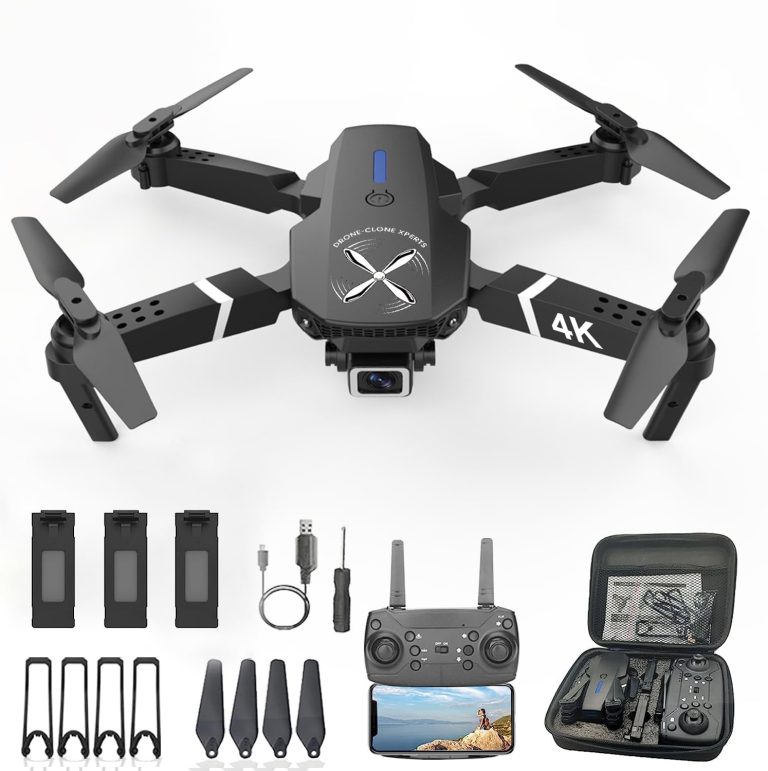 Falcon 4K Pro EXTREME Camera Drone (Upgraded 2024 Edition) – Foldable FPV Quadcopter with 4K UHD Camera – Ideal for Beginners Adults & Kids – Includes Carrying Case and 3 Batteries