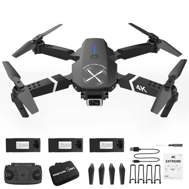 Falcon EXTREME 4K Pro Drone – Upgraded 2024 Series – 4K UHD Camera Drones for Beginners Adults & Kids – Foldable FPV Quadcopter with Altitude Hold, Follow Me, WiFi FPV – Carry Case and 3 Batteries