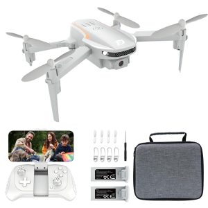 KGF Mini Drone with Camera,1080P HD FPV Foldable Drones for Kids,Adults,Gesture Control, Stable Altitude Hold, One Key Take Off/Land, 3D Flips, Waypoints Fly, Gravity Control, Kids Drone,2 Batteries