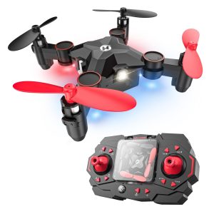 Holy Stone HS190 Foldable Mini Nano RC Drone for Kids Gift Portable Pocket Quadcopter with Altitude Hold 3D Flips and Headless Mode Easy to Fly for Beginners