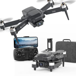 S508 Mini Drone with Camera 90°adjust, Remote Control Helicopter for Beginners, FPV RC Quadcopter with 720P Live Video Camera, Foldable Drone with Upgrade Altitude Hold, Gravity Control, Carry Case